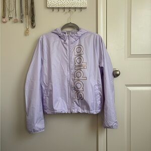 Adidas Lavender Windbreaker
